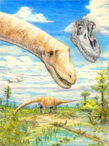 Sarmientosaurus musacchioi Yaşamış en büyük dinozorların bulunduğu grup olan titanozor fosillerine genel olarak Güney Amerika dolaylarında rastlanıyor. Fakat kafatası bu zamana kadar çok iyi korunmuş olan ki bu nadir bir durum, Sarmientosaurus musacchioi sayesinde(“Sarmiento kertenkelesi” kalıntının bulunduğu kasabadan adını almış); kafalarının vücut oranlarına göre anormal derecede küçük kaldığı saptanmış. 