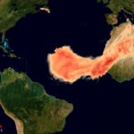 Atlantik Okyanusu’nda Sürüklenen ‘Godzilla’ Toz Bulutu