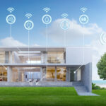 Modern Smart Home.Smart home connected and control with technology devices through internet network.