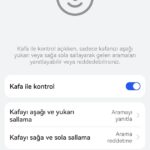 Kafa ile hareketler
