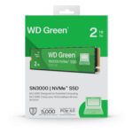 PKG: WD Green SN3000 NVMe SSD, 500GB/1TB/2TB, Front/Back/Left/Ri