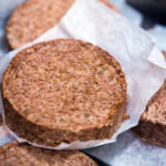 Uncooked Meat Free Plant Based Burgers