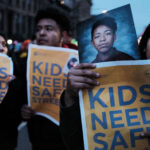 Transportation Activists Demonstrate For Safer Streets In Wake Of Last Week’s Tragic Pedestrian Deaths In Brooklyn