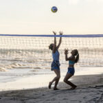 Sea beach activity