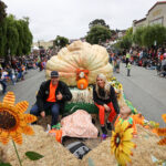 Giant pumpkin parade at Half Moon Bay Pumpkin Festival 2022